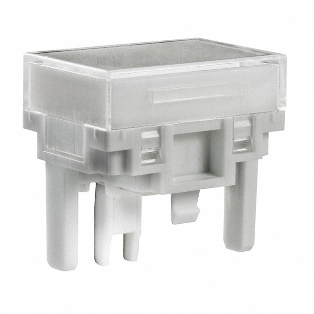 CAP PUSHBUTTON RECT CLEAR/WHITE