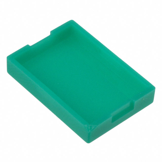 CAP PUSHBUTTON RECTANGULAR GREEN