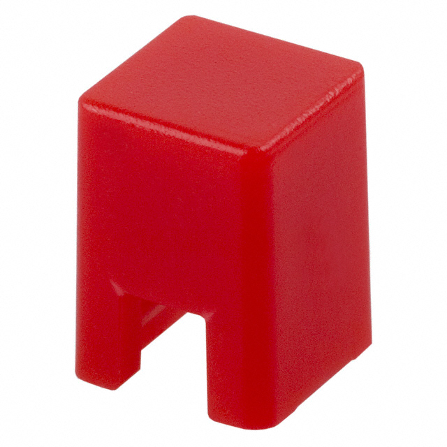 CAP TACTILE SQUARE RED