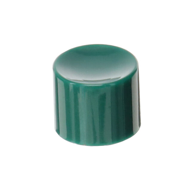 CAP PUSHBUTTON ROUND GREEN