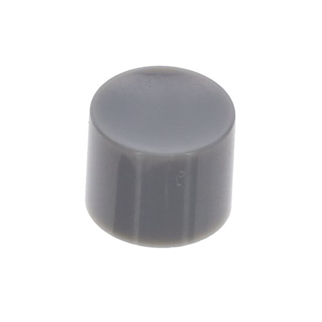 CAP PUSHBUTTON ROUND GREY