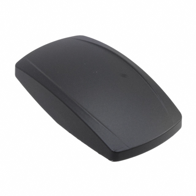 CAP ROCKER RECTANGULAR BLACK