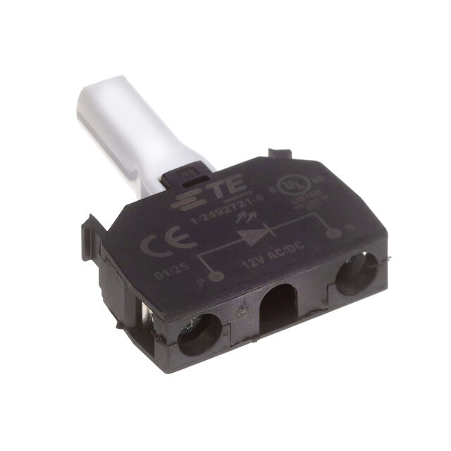 LED HOLDER GREEN 12VAC/DC