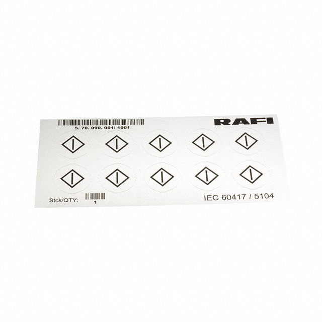 LABELLING SHEET, SYMBOL "START"