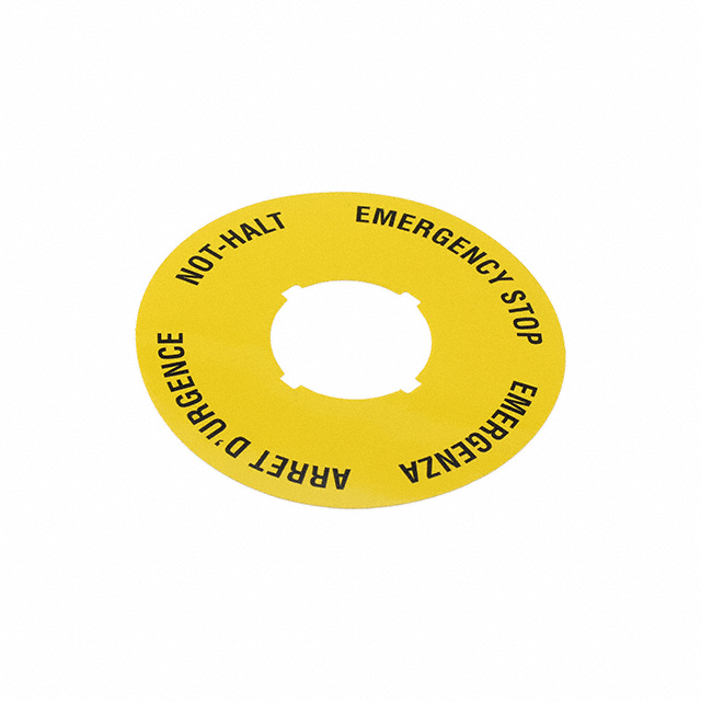 EMRG STOP LABEL 22.3/60MM YELL