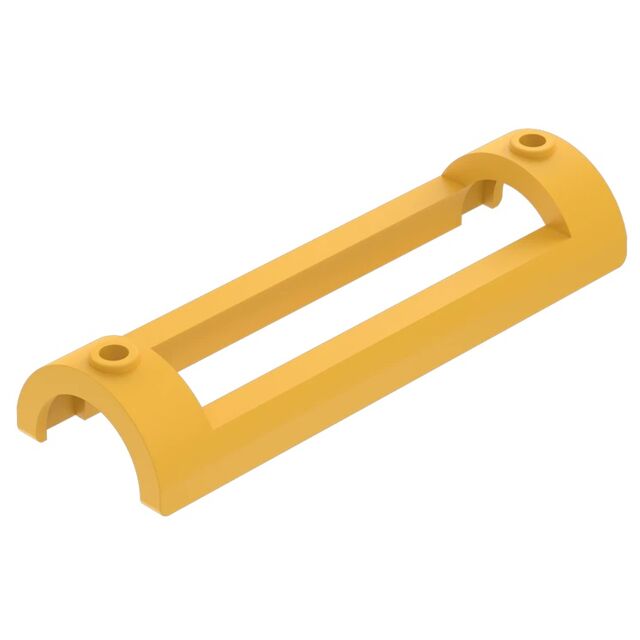 ADAPTER POLE MOUNTING YELLOW D35