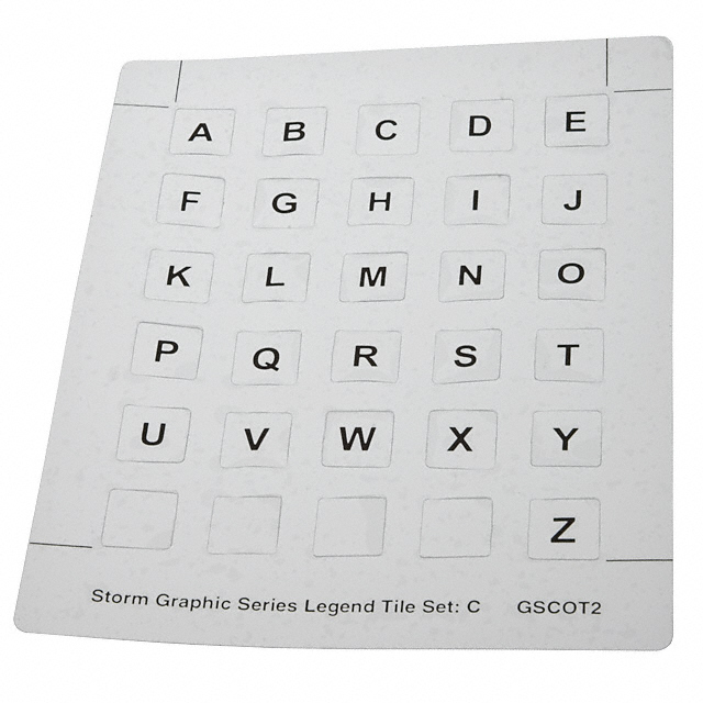 KEY LEGEND SET C ALPHABET 26PC