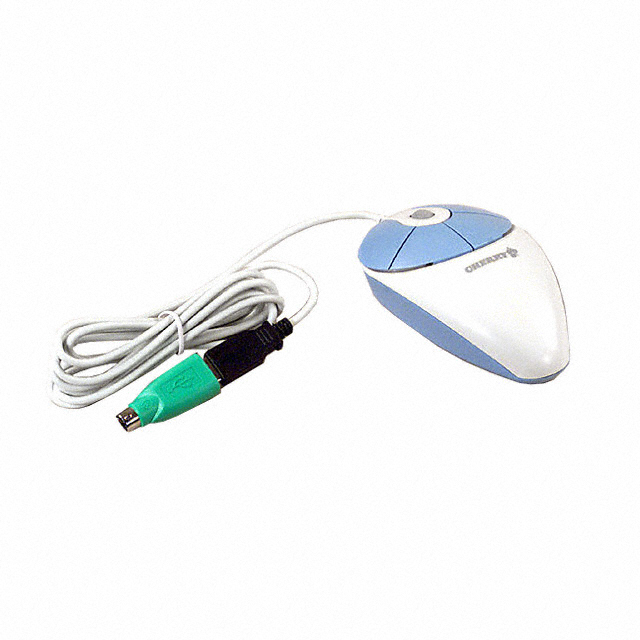 MOUSE WHEEL 5KEY PS2/USB GRY/BLU