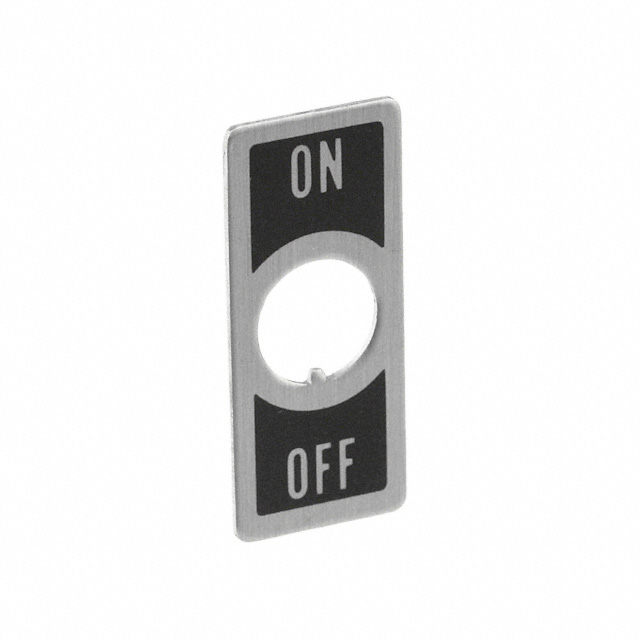 SWITCH PLATE USED W/ONOFF 1/4"