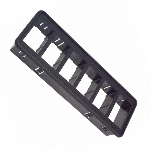 BRACKET MOUNTING-6 GANG BLACK