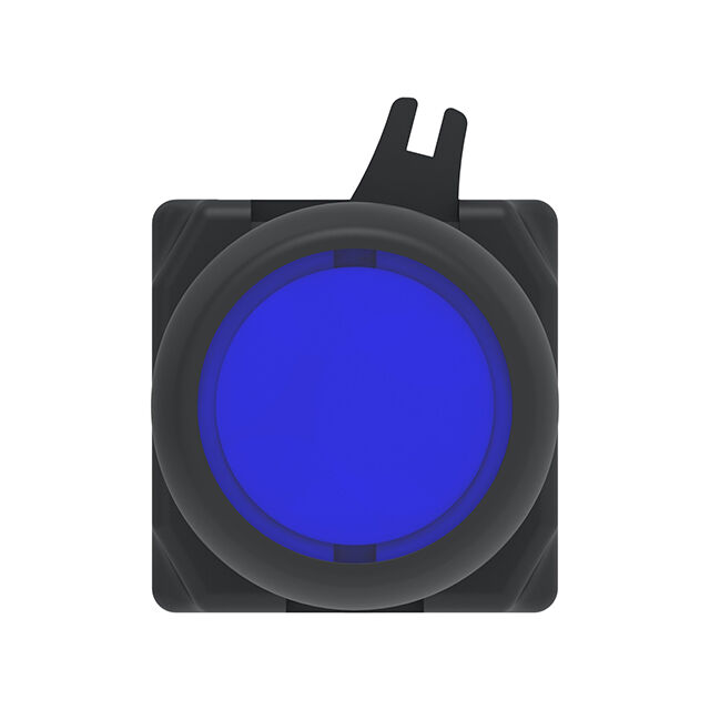ILLUM. PUSH BUTTON FLUSH BLUE