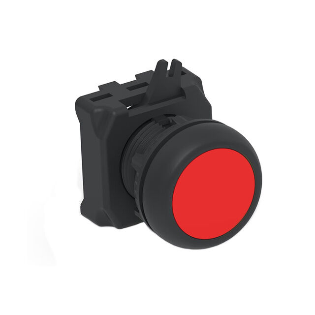 PUSH BUTTON FLUSH RED