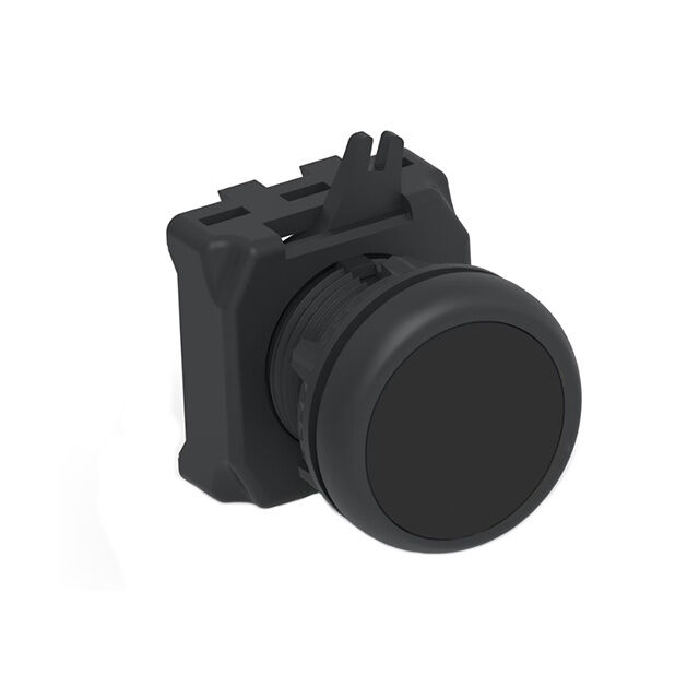 PUSH BUTTON FLUSH BLACK