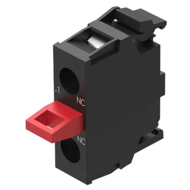 CONTACT BLK SPST-NC 10A 500V/24V