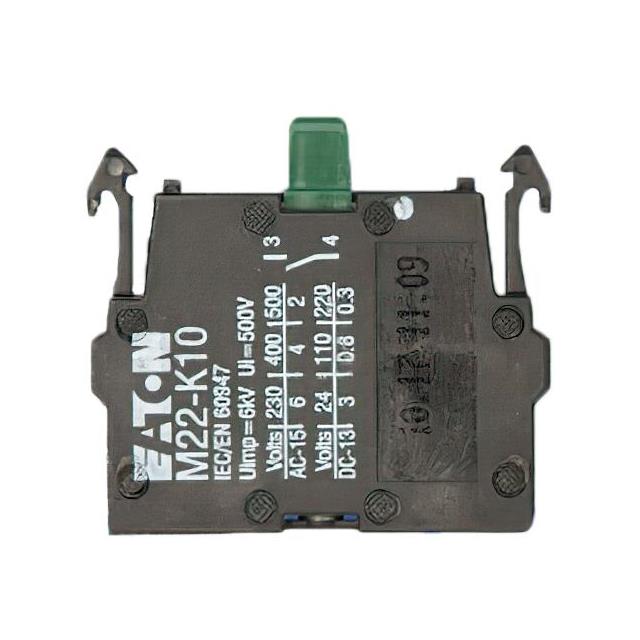 CONTACT BLK SPST 6A 115V/3A 24V