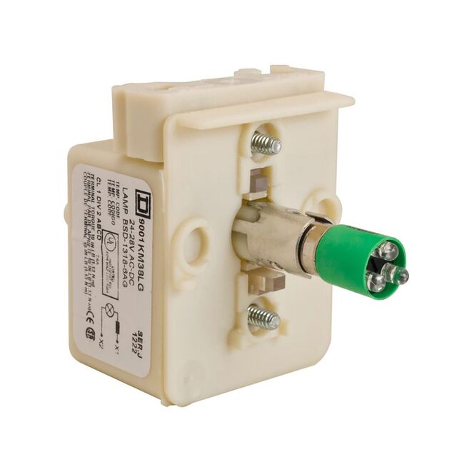 CONFIG SWITCH LAMP LED GRN 120V