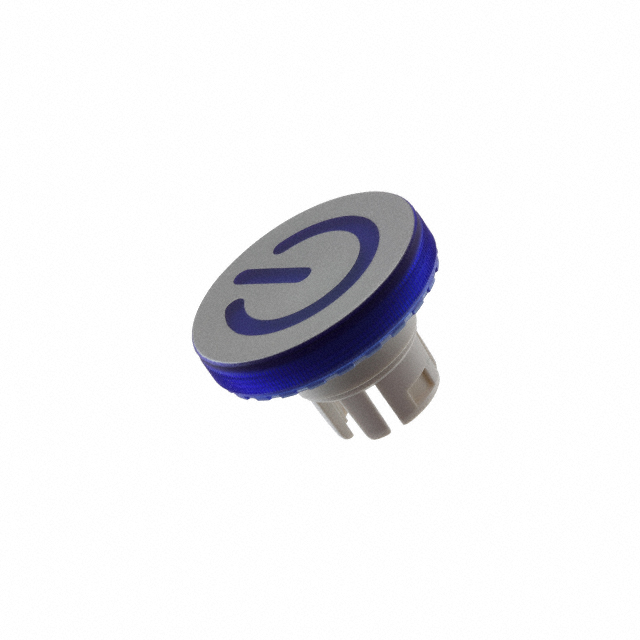 CONFIG SWITCH LENS BLUE ROUND