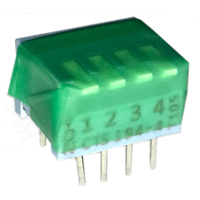 SWITCH PIANO DIP SPST 0.05A 24V
