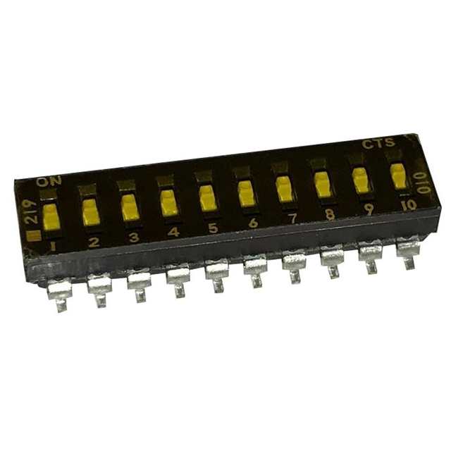 SWITCH SLIDE DIP SPST 0.1A 20V