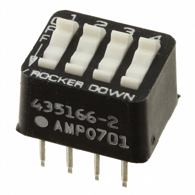 DIP / SIP Switch 4 Circuits Rock