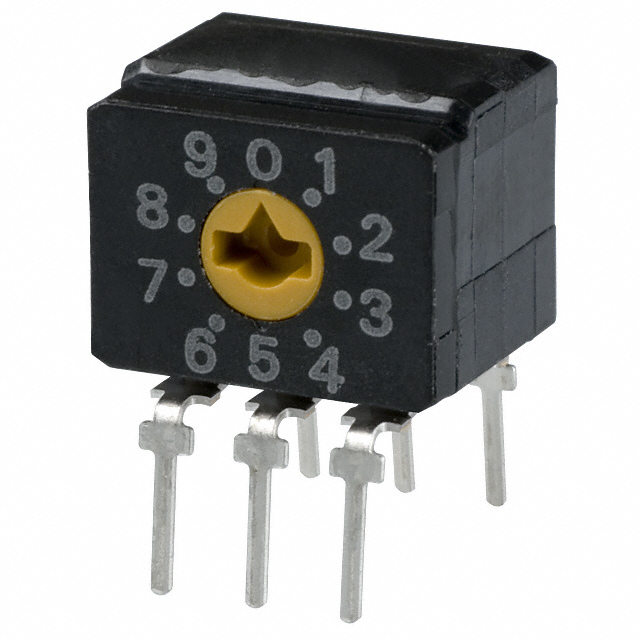 SWITCH ROTARY DIP HEX 0.1A 30V