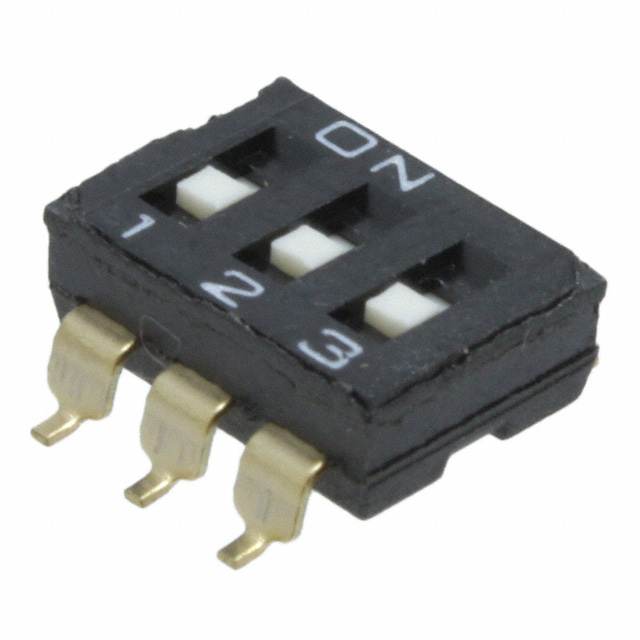 SWITCH SLIDE DIP SPST 0.025A 24V