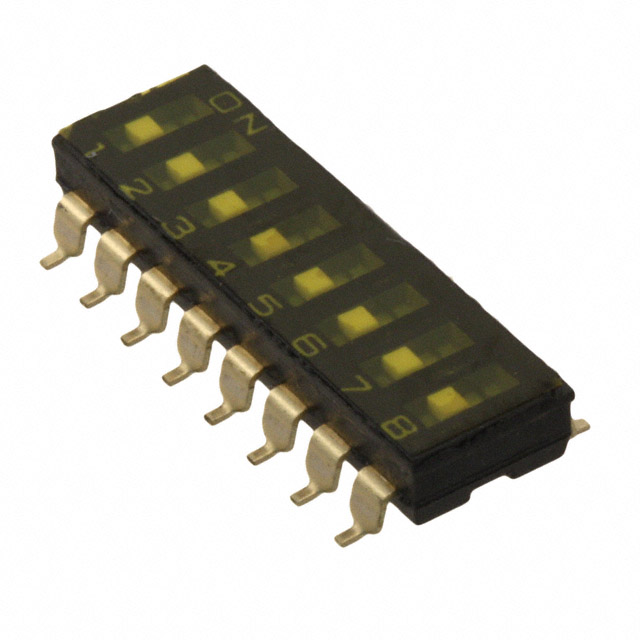 SWITCH SLIDE DIP SPST 0.025A 24V