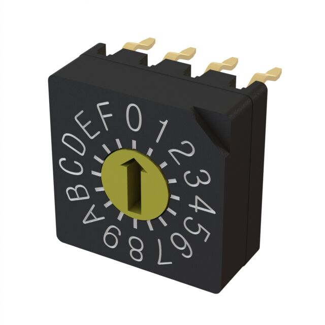 SWITCH ROTARY HEXADECIMAL INV
