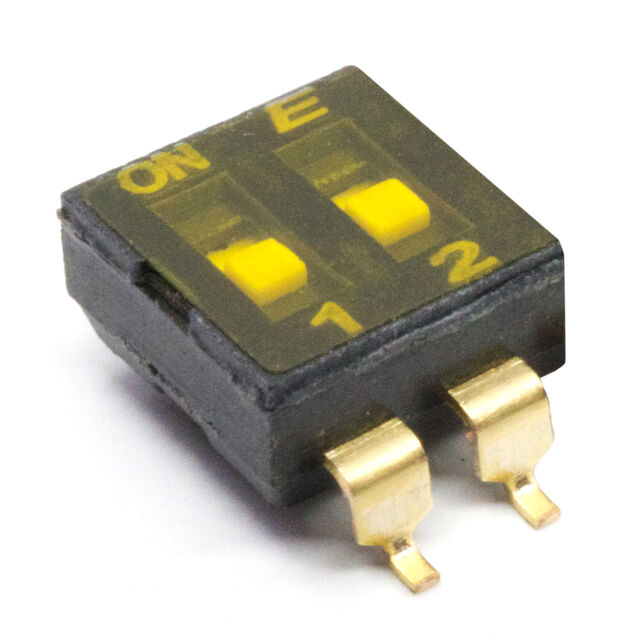 SWITCH SLIDE DIP SPST 0.025A 24V