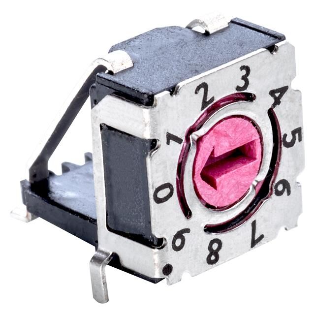 SWITCH ROTARY DIP  BCD 10POS SPI