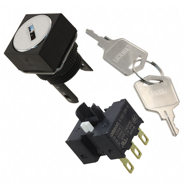SWITCH KEYLOCK 2POS SPDT 5A 125V