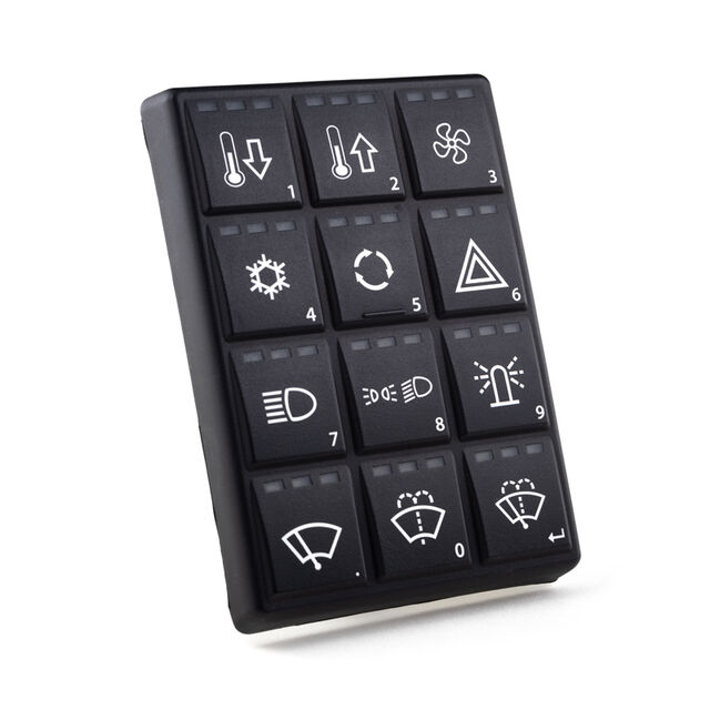 SWITCH KEYPAD 6KEY ILLUM