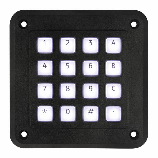 SWITCH KEYPAD 16KEY 0.05A 24V