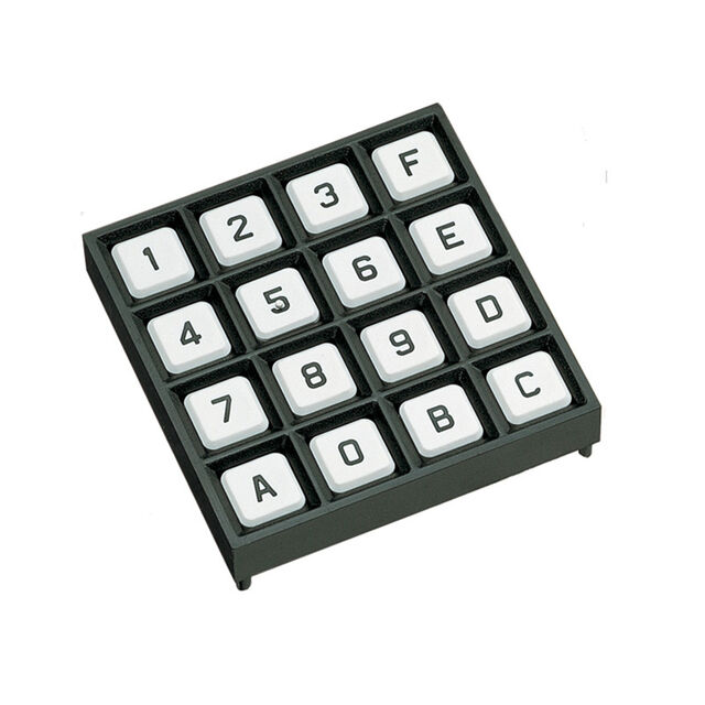SWITCH KEYPAD 16KEY 0.01A 24V