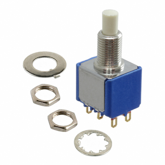 SWITCH PUSH DPDT 0.1A 30V