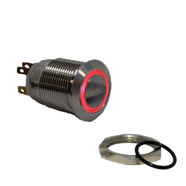 SWITCH PB DPST-NO/NC 1A 125V