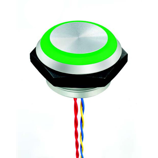 30MM PIEZO RING 12VDC WHITE