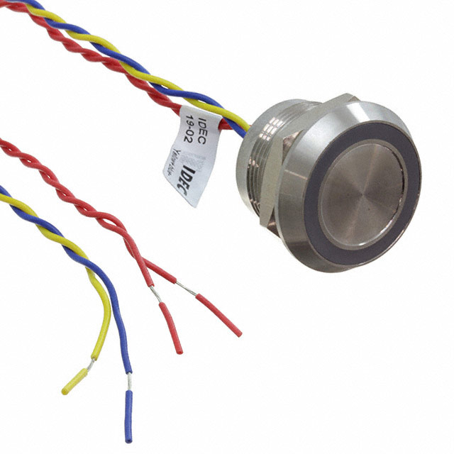 22MM PIEZO THIN RING 24VDC WHI