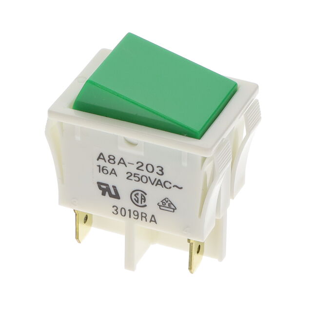SWITCH ROCKER DPST 16A 125V
