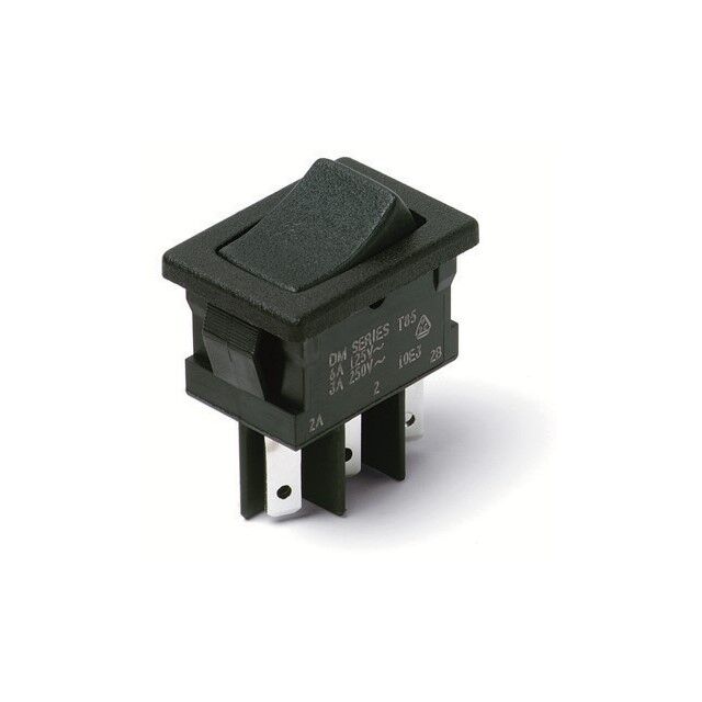 SWITCH ROCKER DPST 3A 125V
