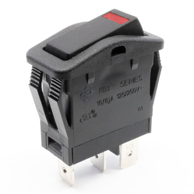 SWITCH ROCKER SPDT 16A 125V