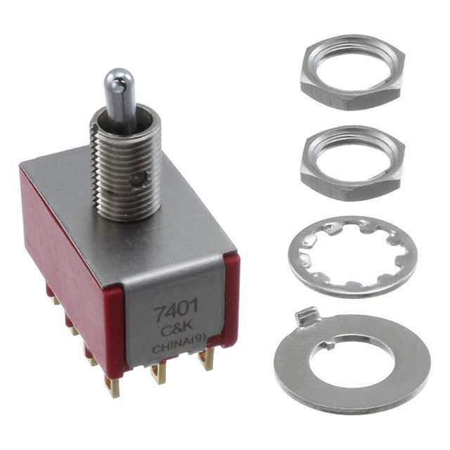 SWITCH TOGGLE 4PDT 0.4VA 20V