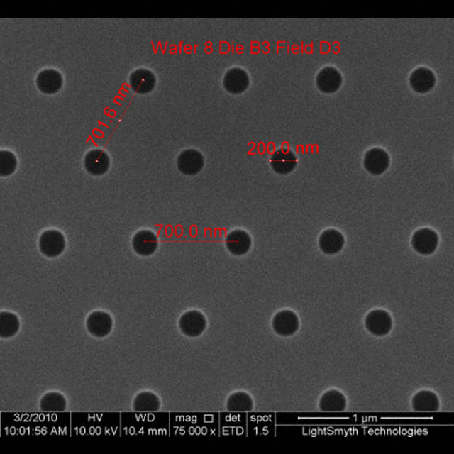 2D SILICON NANOSTAMP: HEXAGONAL