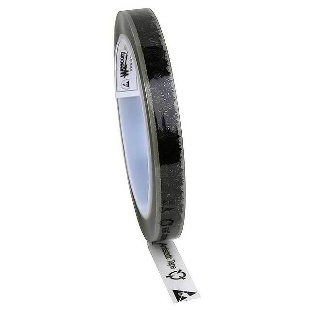 TAPE CLEAR ESD PRNTD 1/2''X72YDS