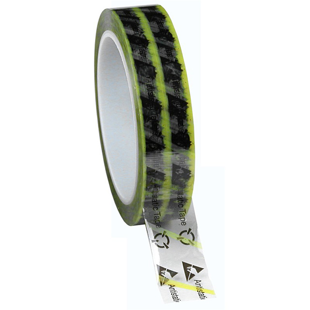 TAPE ANTISTATIC CLR/YLW 1"X72YDS