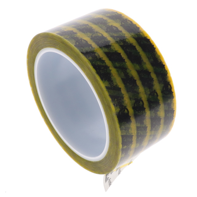 TAPE ANTISTATIC CLR/YLW 2"X72YDS