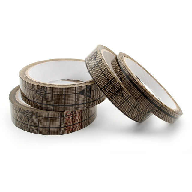 TAPE ANTISTAT TAN/BK 1/2"X39.3YD