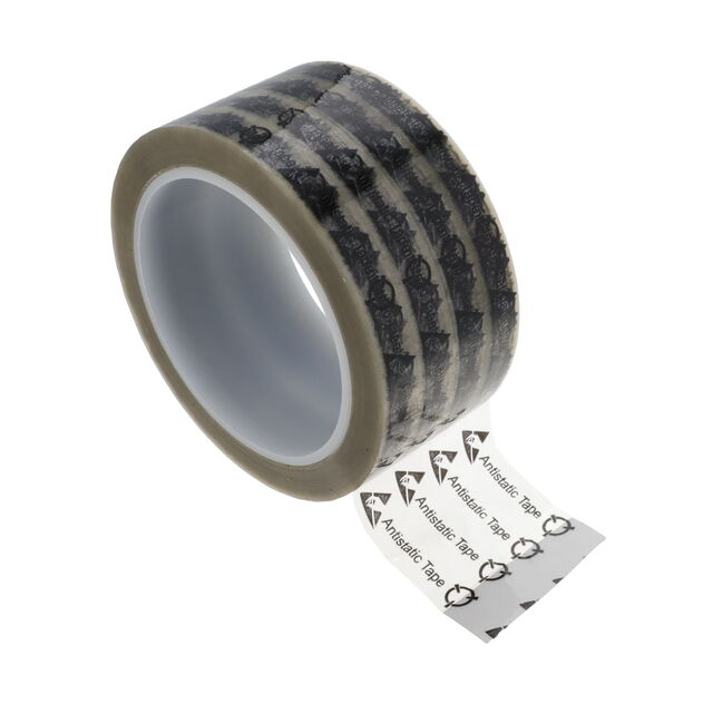 TAPE ANTISTATIC CLR/BLK 2"X72YDS
