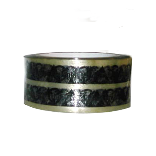 TAPE BOX SEALING CLR/BLK 2"X72YD