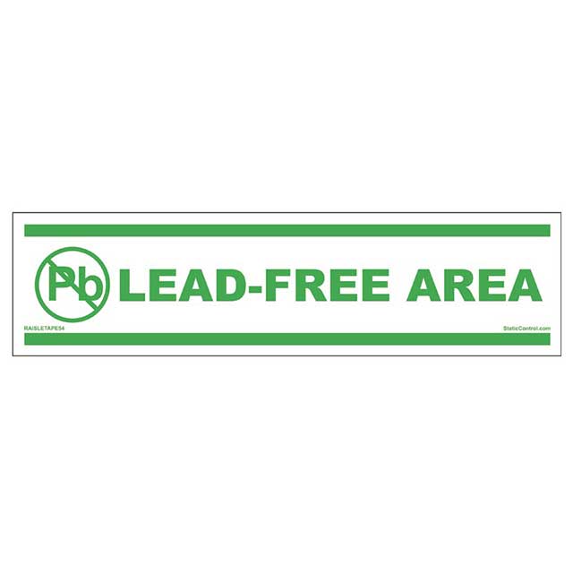 TAPE MARK PRINT WHT/GRN 3"X18YD